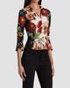 ALICE + OLIVIA Women's Freya Printed Top - 6