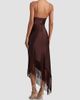 ALICE + OLIVIA Women's Harmony Drapey Slip Fringe Midi Dress - 3