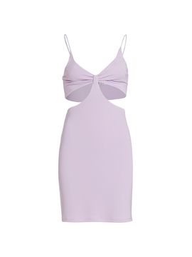 ALICE + OLIVIA Women's Havana Sleeveless Cut Out Minidress