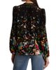 Alice + Olivia Women's Helen Floral Butterfly V-Neck Blouse - 4