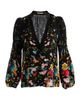 Alice + Olivia Women's Helen Floral Butterfly V-Neck Blouse - 7