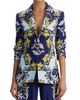 ALICE + OLIVIA Women's Hope Printed Fitted Blazer - 3