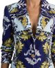 ALICE + OLIVIA Women's Hope Printed Fitted Blazer - 6