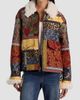 ALICE + OLIVIA Women's Hudson Patchwork Jacquard & Sherpa Aviator Coat - 4