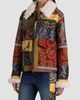 ALICE + OLIVIA Women's Hudson Patchwork Jacquard & Sherpa Aviator Coat - 6