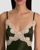 ALICE + OLIVIA Women's Julietta Cutaway Lace-Trim Midi Slipdress - 6