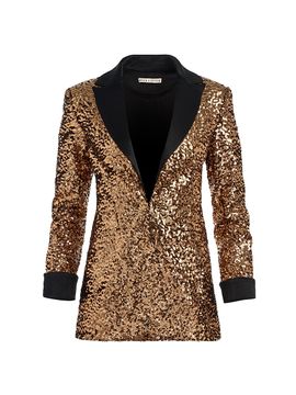 Alice + Olivia Women's Justin Sequined Roll-Cuff Blazer