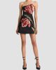 ALICE + OLIVIA Women's Katia Strapless Floral Appliqué Mini Dress - 2
