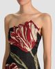 ALICE + OLIVIA Women's Katia Strapless Floral Appliqué Mini Dress - 5