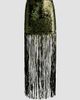 ALICE + OLIVIA Women's Kendra Sequin Fringe Maxi Skirt - 7