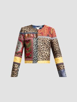 ALICE + OLIVIA Women's Kidman Patchwork Jacket