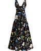 ALICE + OLIVIA Women's Lila Floral Structured Fit & Flare Gown - 1