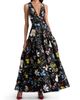 ALICE + OLIVIA Women's Lila Floral Structured Fit & Flare Gown - 3