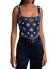 Alice + Olivia Women's Lilianna Embellished Corset Top - 3