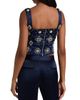 Alice + Olivia Women's Lilianna Embellished Corset Top - 5