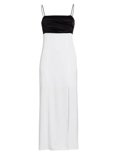 alice and olivia black and white long dress Alice & Olivia main image 1