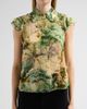 ALICE + OLIVIA Women's Martel Scenic Flutter-Sleeve Blouse - 5
