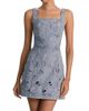 Alice + Olivia Women's Maryann Laser-Cut Cotton Denim Minidress - 2