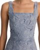 Alice + Olivia Women's Maryann Laser-Cut Cotton Denim Minidress - 5