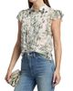 ALICE + OLIVIA Women's Minda Printed Silk Pleated Blouse - 4