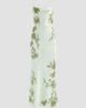 ALICE + OLIVIA Women's Montana Floral-Embellished Cowlneck Maxi Dress - 1