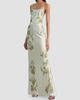 ALICE + OLIVIA Women's Montana Floral-Embellished Cowlneck Maxi Dress - 6