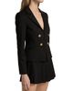 Alice + Olivia Women's Mya Blazer Pleated Minidress - 4