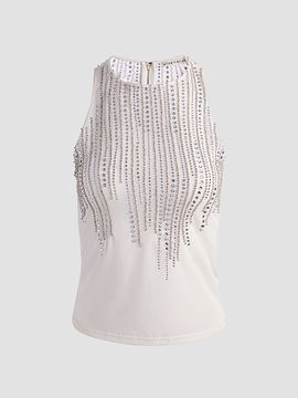 ALICE + OLIVIA Women's Pania Embellished Top