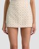 ALICE + OLIVIA Women's Rubi Embellished Micro Skirt - 4