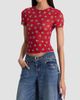 ALICE + OLIVIA Women's Tess Soccer Print T-Shirt - 6