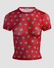 ALICE + OLIVIA Women's Tess Soccer Print T-Shirt - 7