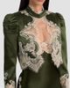 ALICE + OLIVIA Women's Thomasina Lace-Trim Crop Jacket - 6