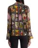 ALICE + OLIVIA Women's Wan Tarot-Printed Silk Blouse - 5