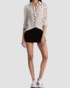 ALICE + OLIVIA Women's Willa Soccer-Print Silk Shirt - 2
