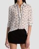 ALICE + OLIVIA Women's Willa Soccer-Print Silk Shirt - 4