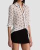 ALICE + OLIVIA Women's Willa Soccer-Print Silk Shirt - 6