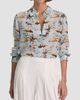 ALICE + OLIVIA Women's Willa Staceface Silk Button-Front Top - 3