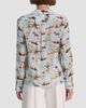 ALICE + OLIVIA Women's Willa Staceface Silk Button-Front Top - 5
