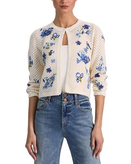 Alice And Olivia Alice and Olivia Anderson Flyaway Cardigan