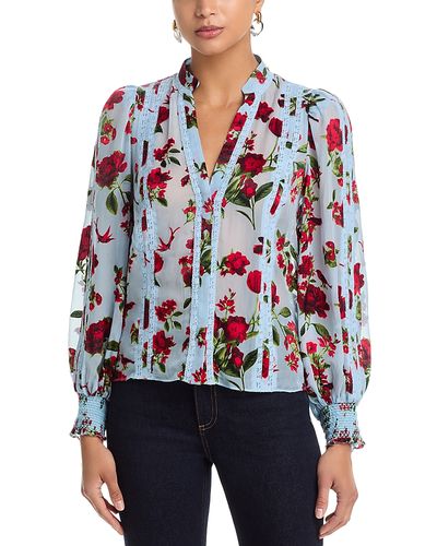 Alice And Olivia Alice and Olivia Arlette Collared Blouse