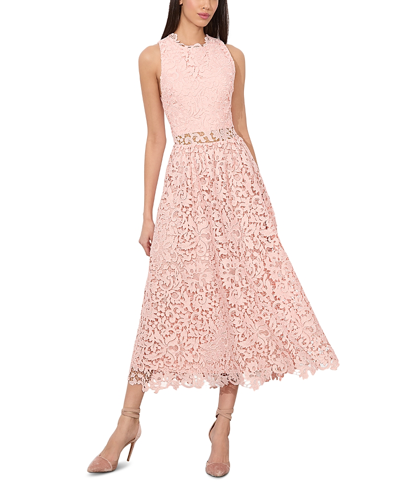 Alice And Olivia Alice and Olivia Babette Floral Lace Midi Dress