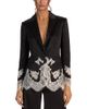 Alice And Olivia Alice and Olivia Breann Lace Trim Blazer - 1