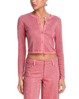 Alice And Olivia Alice and Olivia Carson Embellished Cardigan