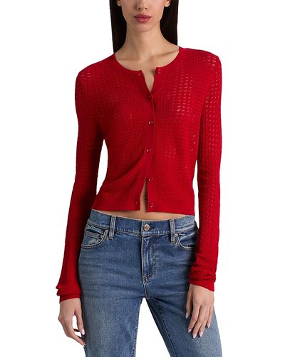 Alice And Olivia Alice and Olivia Carson Pointelle Cardigan