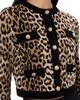 Alice And Olivia Alice and Olivia Claira Leopard Print Cardigan - 4
