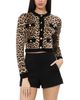 Alice And Olivia Alice and Olivia Claira Leopard Print Cardigan - 5