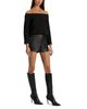 Alice And Olivia Alice and Olivia Cyril Pleated Off-the-Shoulder Top - 4
