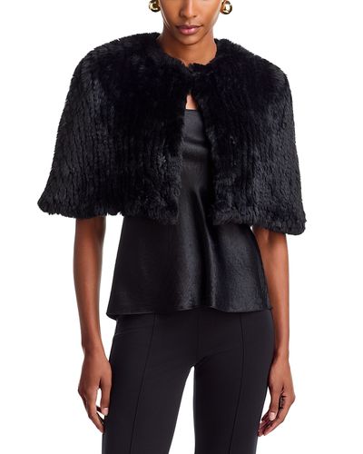 Alice And Olivia Alice and Olivia Deirdre Faux Fur Capelet