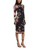Alice And Olivia Alice and Olivia Delora Floral Bodycon Midi Dress - 1