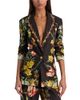 Alice And Olivia Alice and Olivia Denny Slim Notched Lapel Blazer - 1